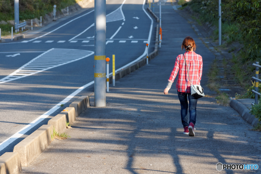 角島大橋裏．．．歩いて渡るのは、やめよう