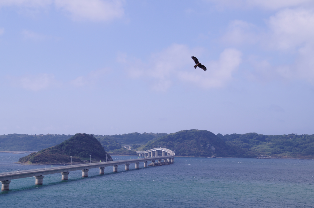 薄曇りの角島大橋Ⅱ