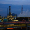 工場の夕暮れ2