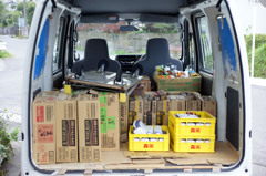 牛乳屋の配送車