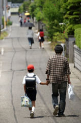 授業参観の帰り道