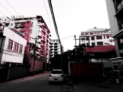 ヤンゴンの路地　１