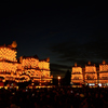 夜の犬山祭(城前広場)