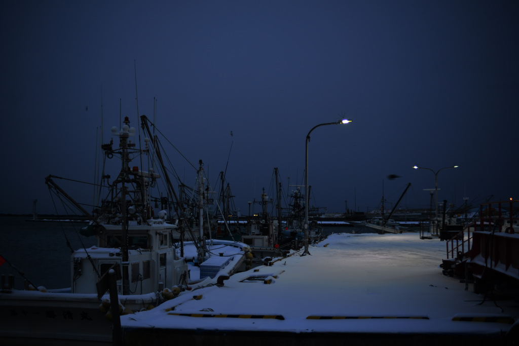 Morning in the fishing port_②