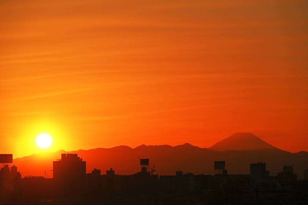 first sunset 2024 in Tokyo