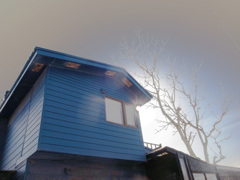 Blue house