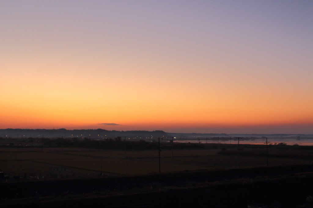 夕暮れライン