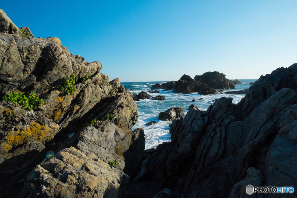 岩と空と海と