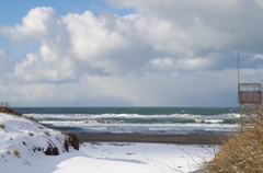 今日の海は