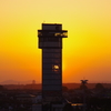 大洗マリンタワー　夕日2