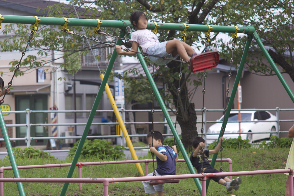 古い国産レンズで。秋の始まり。