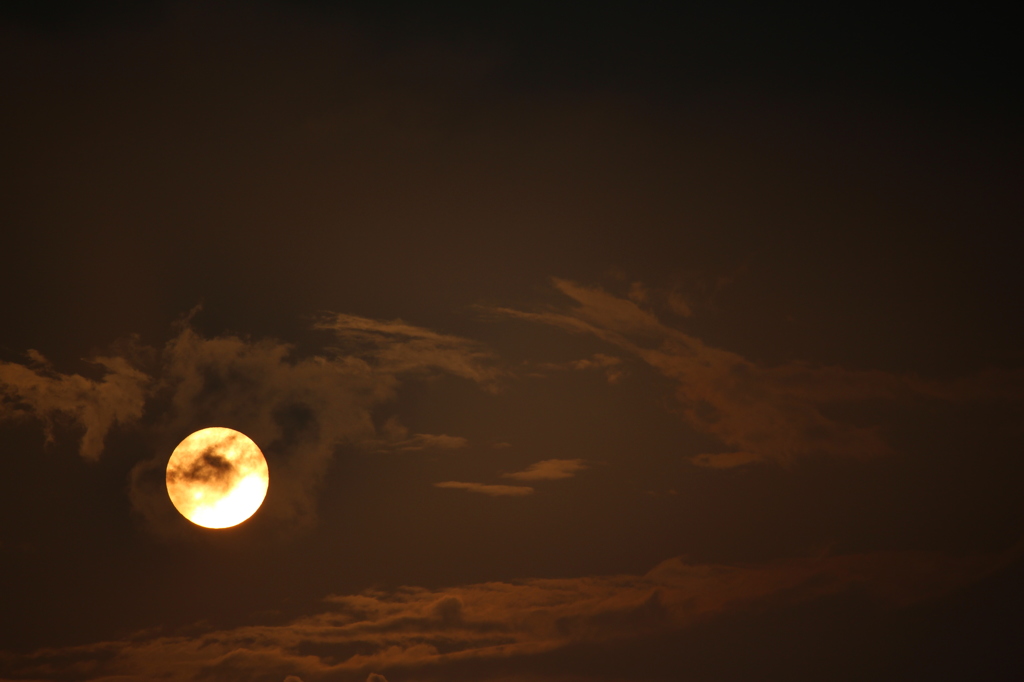 夕日