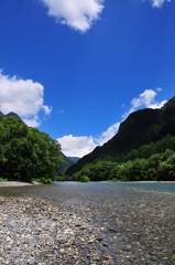 夏の梓川
