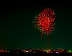 夜空に咲く花