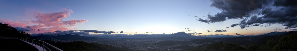 岩山展望台パノラマ