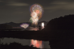 つなぎ温泉御所湖まつり花火大会2014