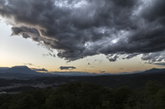 岩手山と姫神山
