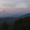 姫神山夕景