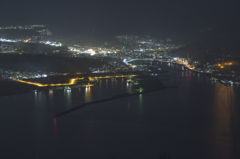 月山にて宮古の夜景を望む①
