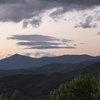姫神山夕景