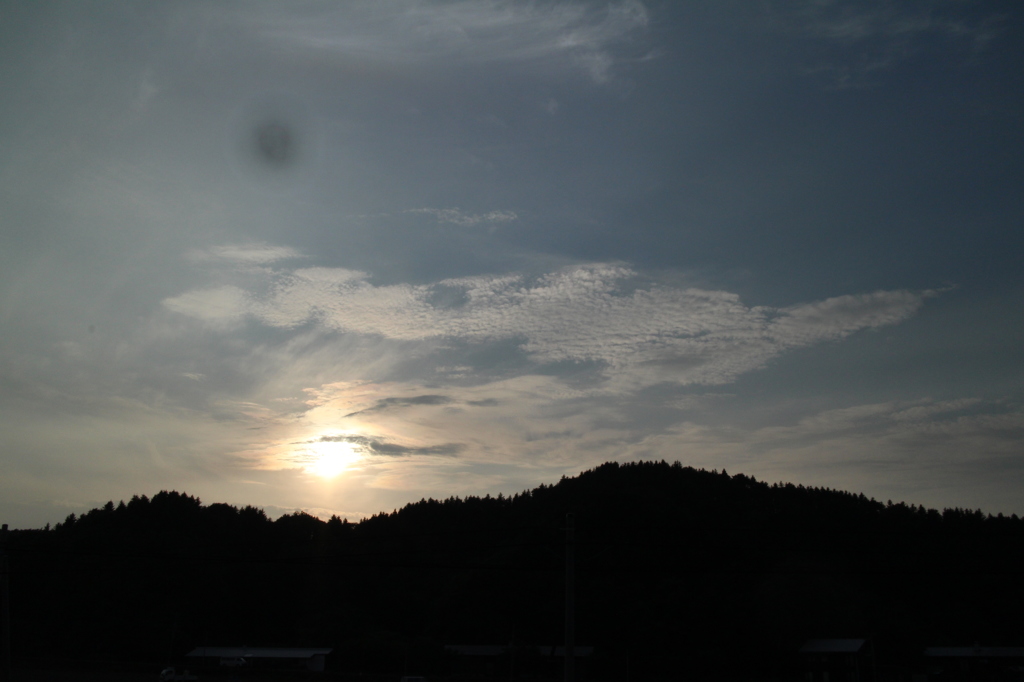 夕焼け前