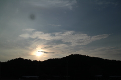 夕焼け前
