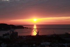 夕日