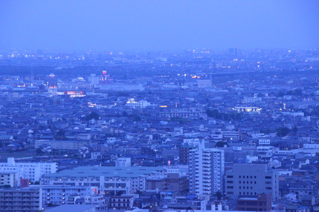 the town which turned blue