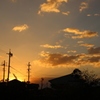 The casual evening sky