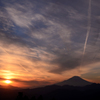 夕富士