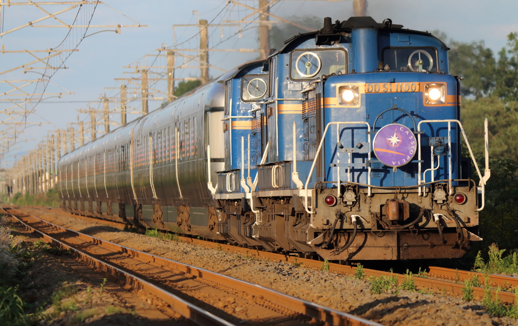 DD51牽引　カシオペア