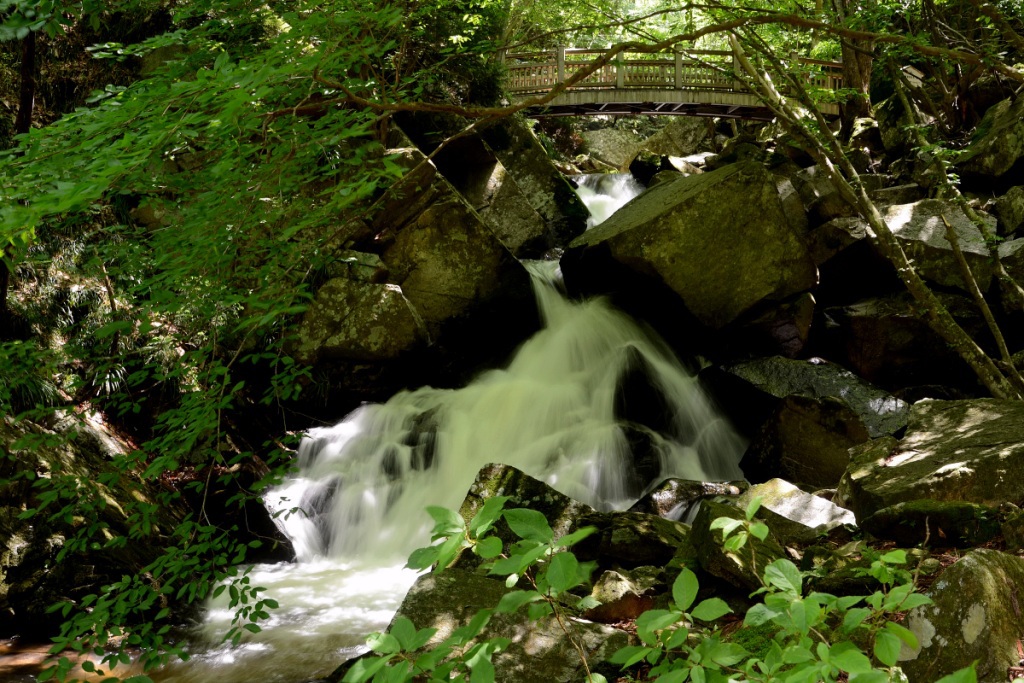 滝と渓谷　渡る
