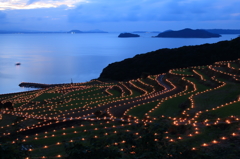 土谷棚田　火祭り.2JPG