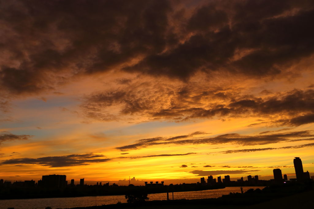 今日の夕景