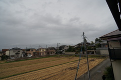 一気に台風の空へ