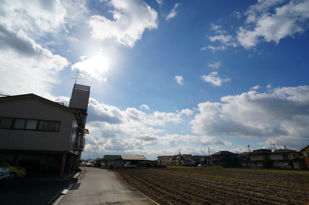 今日の空もドラマティック