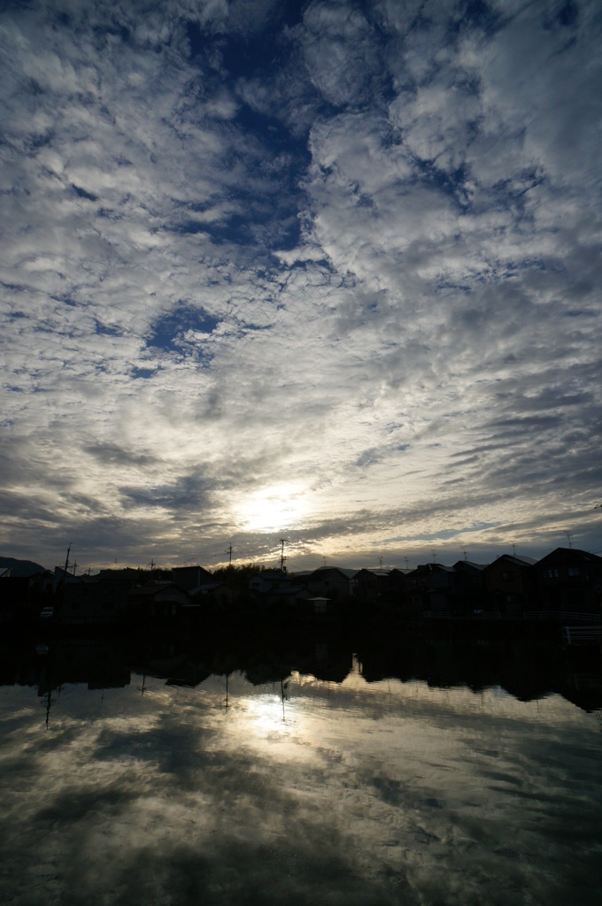 今朝の空