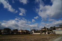 今日の空もドラマティック