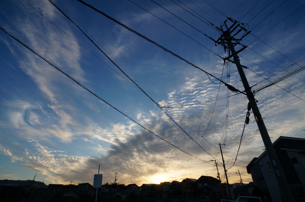 １１月の空