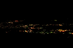 天体観測のメッカからの夜景