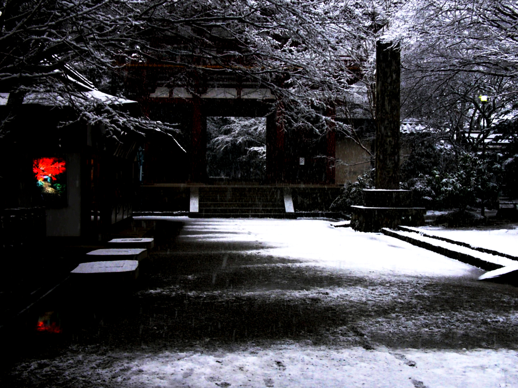 雪の室生寺２