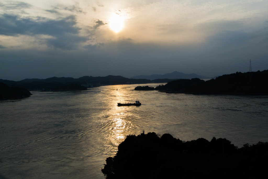 瀬戸の夕日