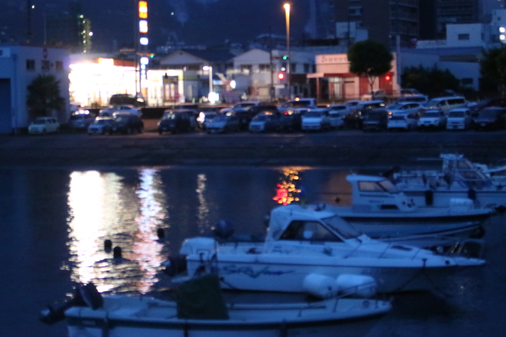 早朝の別府湾