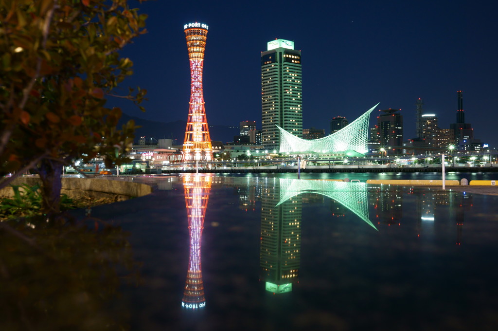 ハーバーランドの夜景