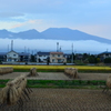 浅間山と秋の風情