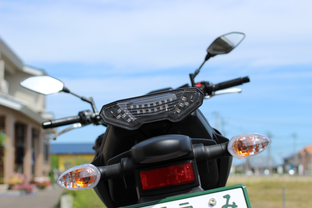 MT-09　お尻
