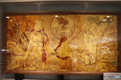 久慈琥珀博物館　琥珀モザイクアート
