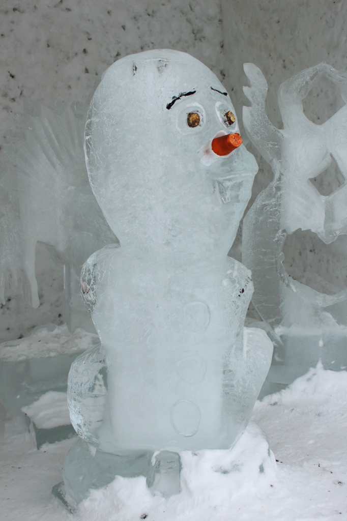 オラフ風氷だるま