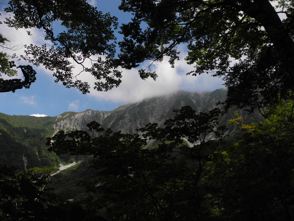 下山（行者道）。