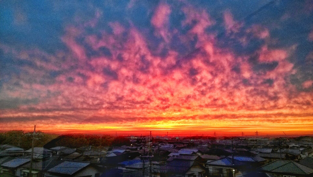 燃える空